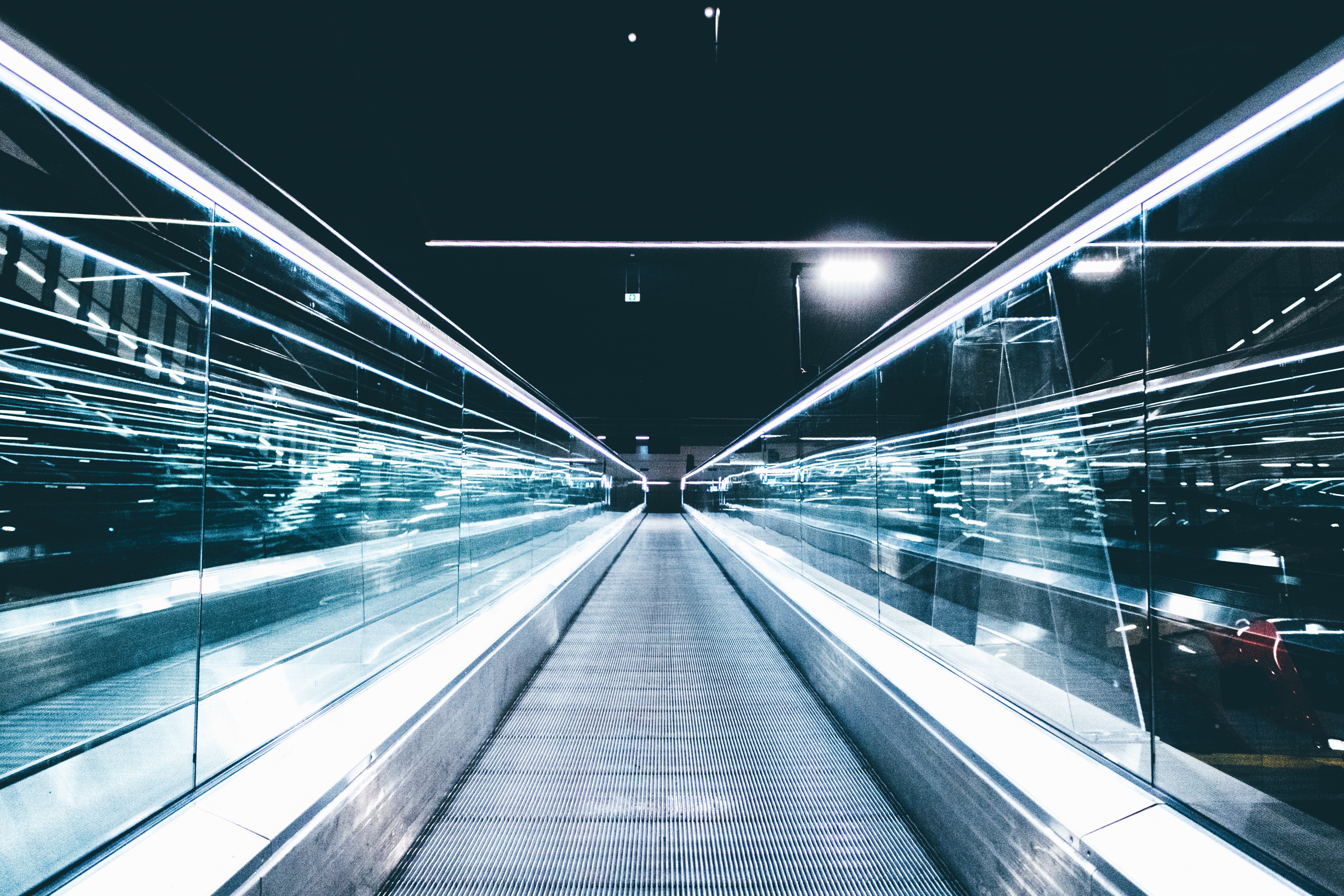 Online recruitment toekomst - roltrap in de nacht