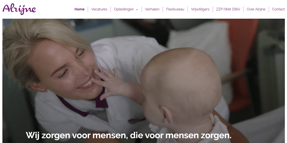 Vernieuwde Werken-bij website Alrijne